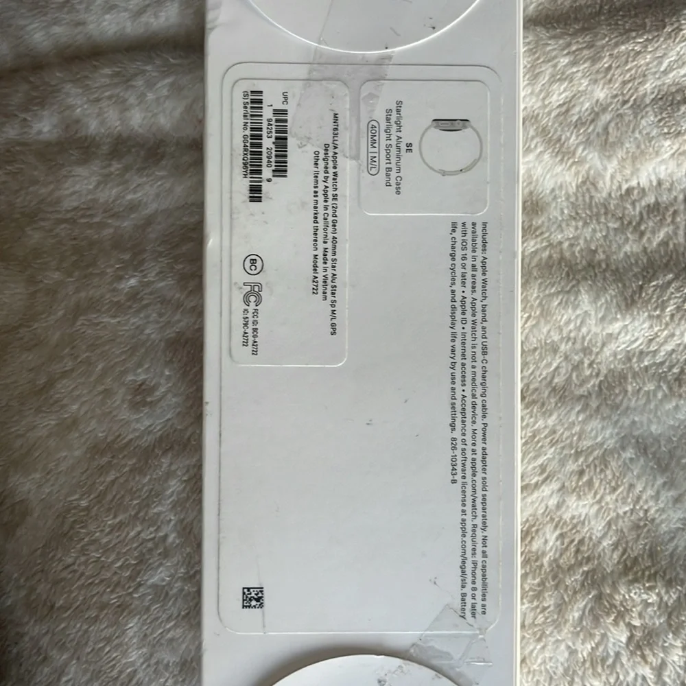 Apple Watch charger and sport band